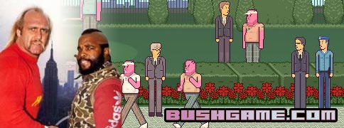Mr. T y Hulk Hogan nos ayudarán a derrotar a George Bush