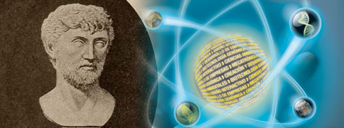 Lucrecio es el autor de este sermo parenético profesando la fe epicúrea